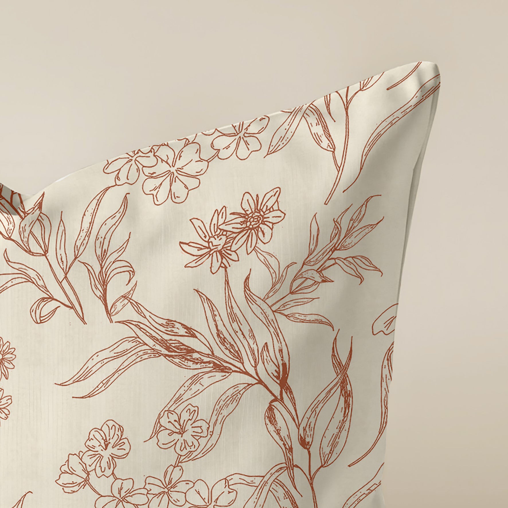 Romani Teja Cont 100% Cotton Cushion Cover 50x50 cm