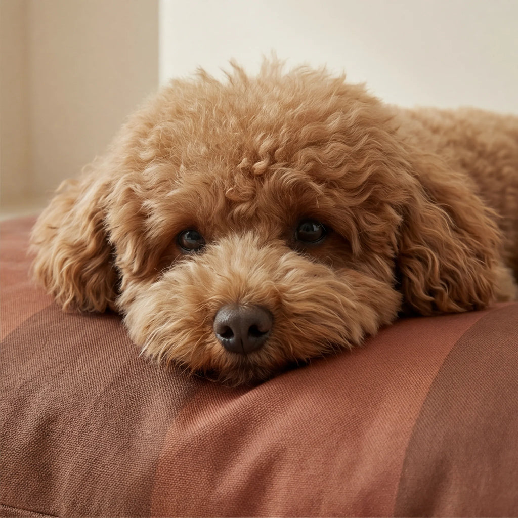 Romani Tile stain-resistant removable pet bed