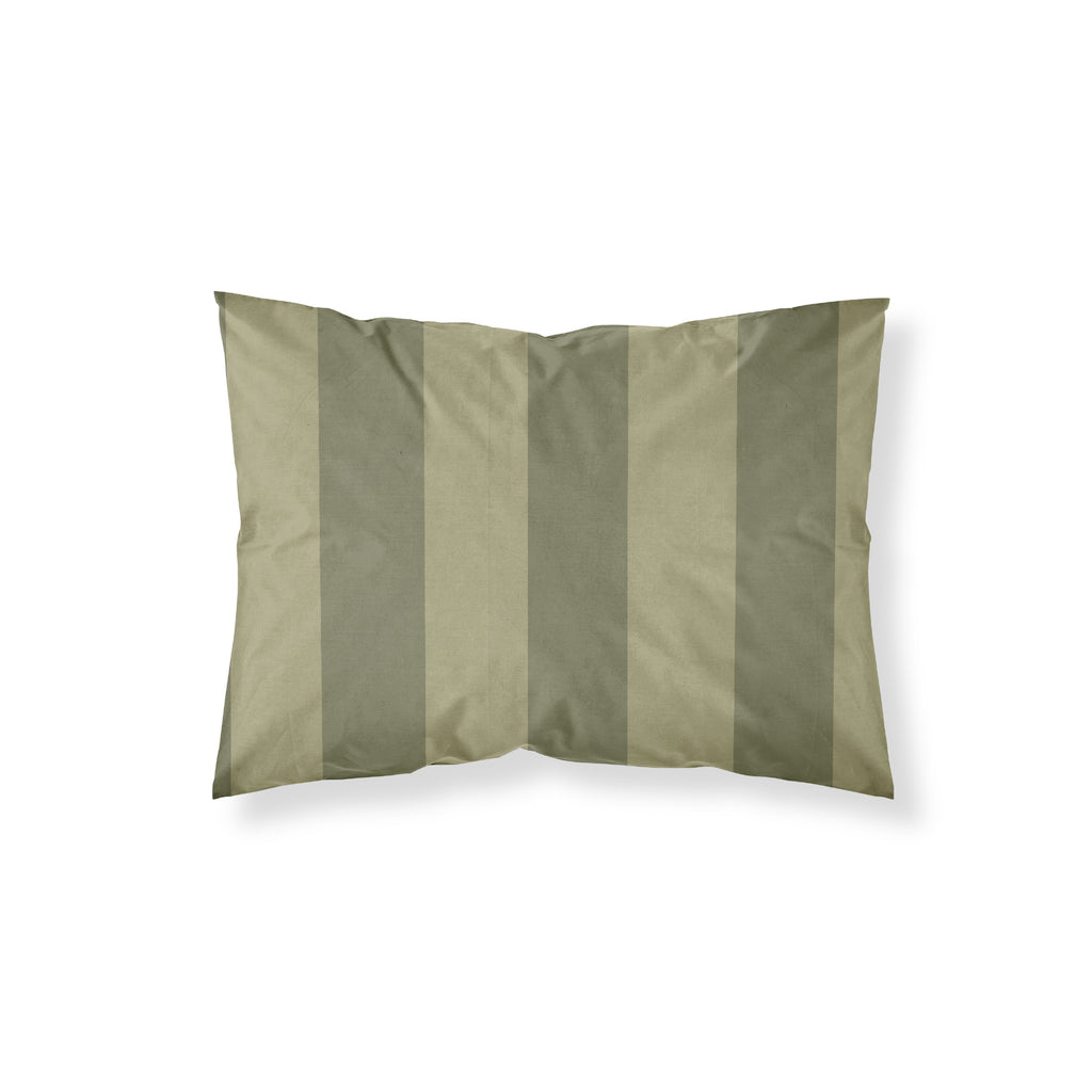 Romani Green Percale Pillowcase 200 Thread Count