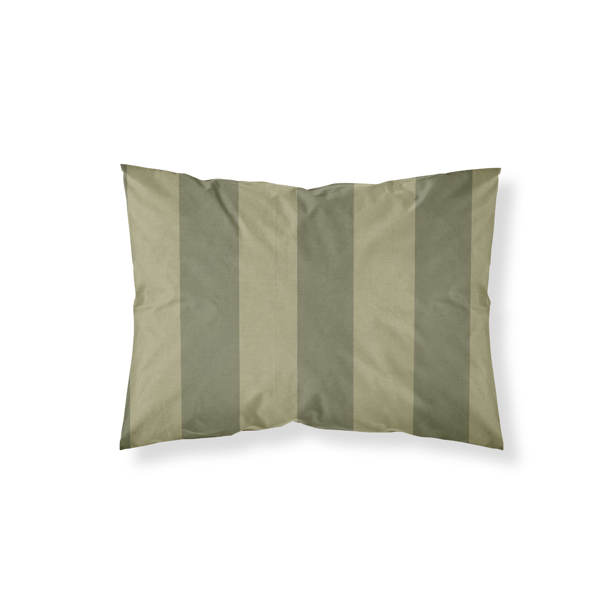 Romani Green Percale Pillowcase 200 Thread Count