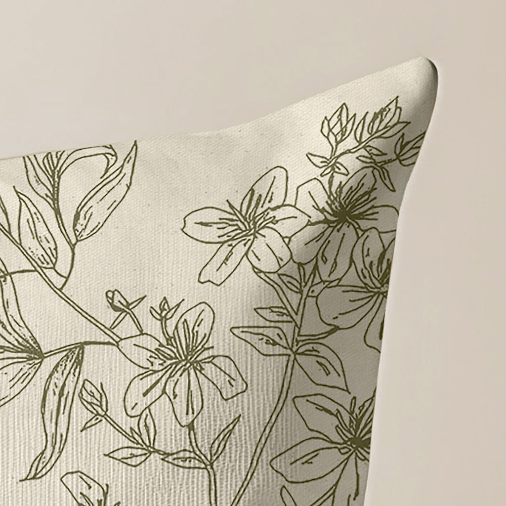 100% cotton cushion cover 30x50 cm Romani Green Cont