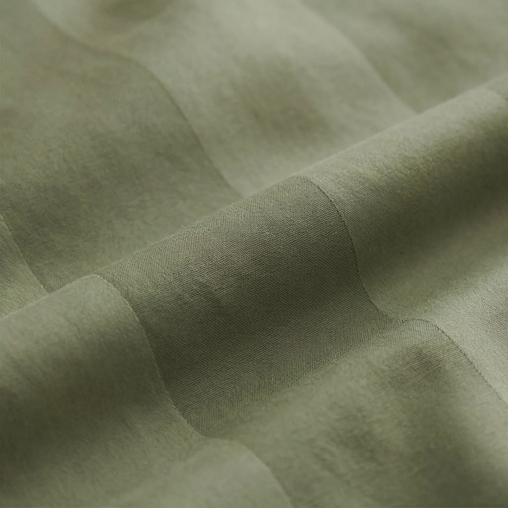 Housse de couette en percale Romani Green 200 fils/cm²