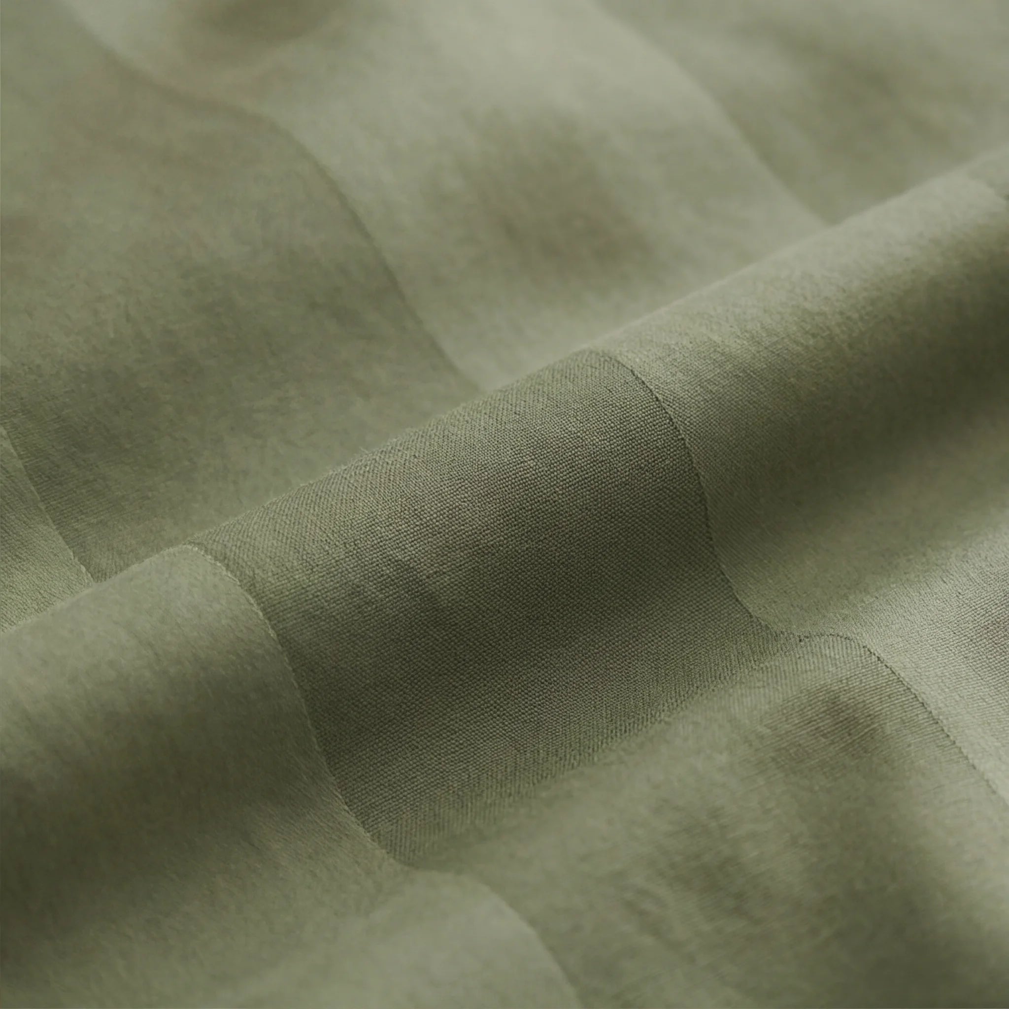 Housse de couette en percale Romani Green 200 fils/cm²
