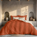 Romani Duvet Cover Tile Percale 200 thread count