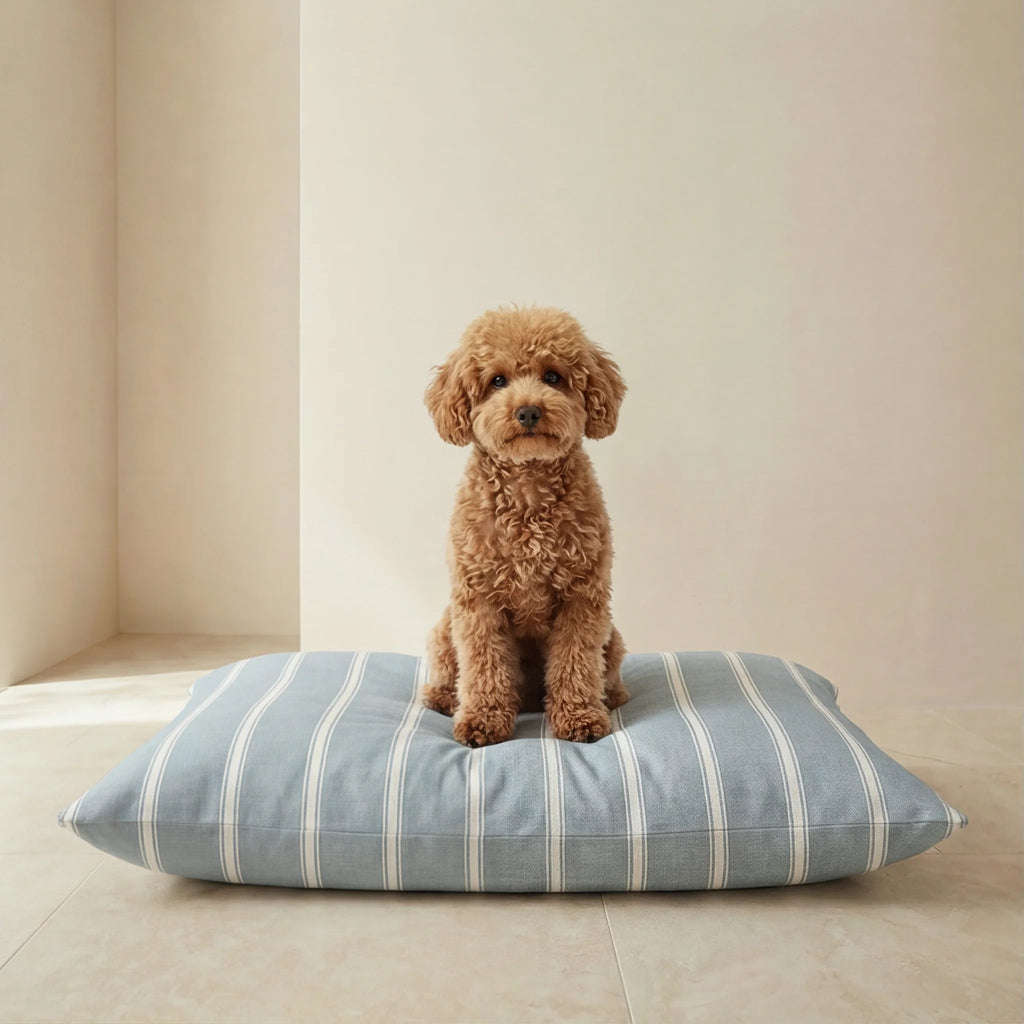 Removable stain-resistant pet bed Scott Blue