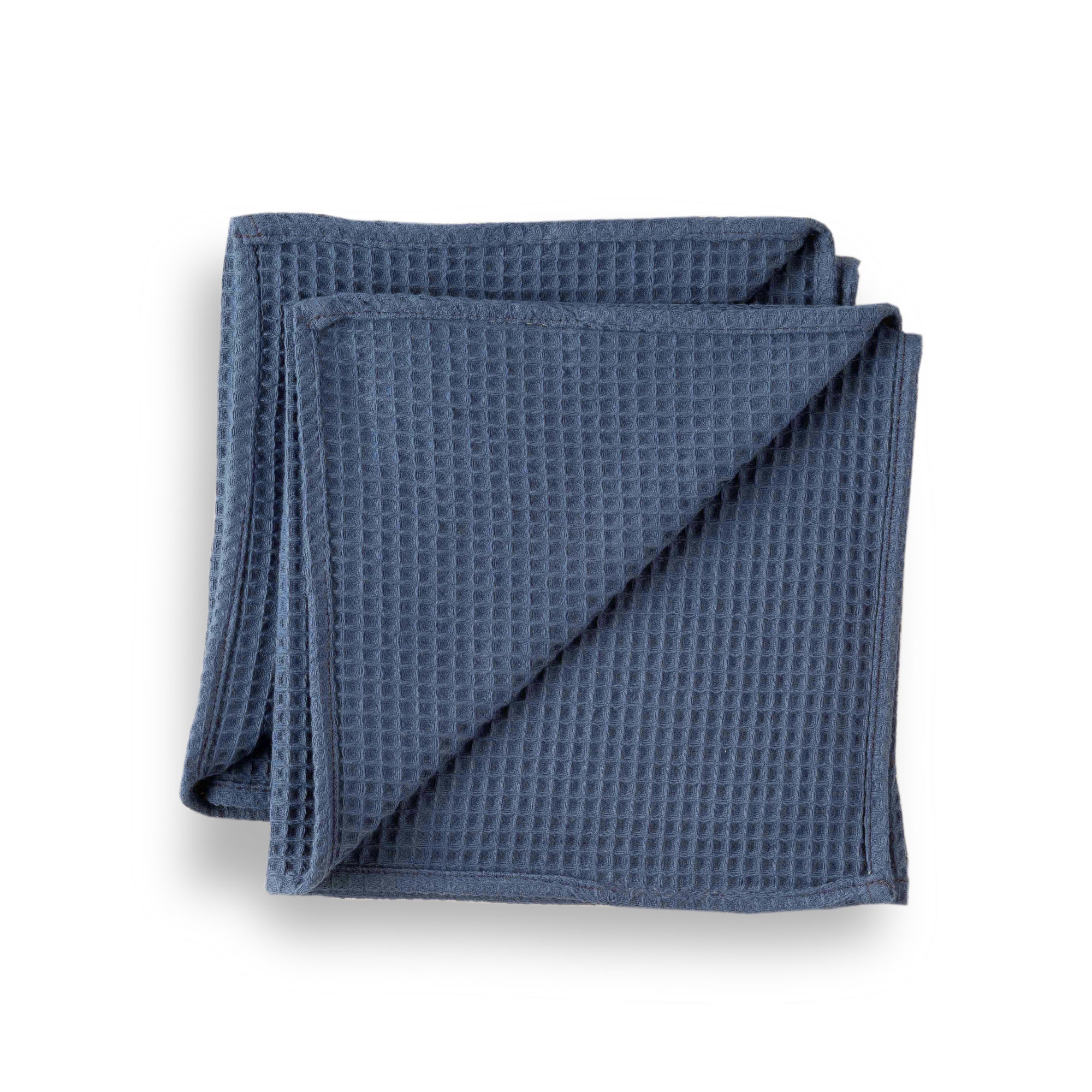 Pack 2 servilletas Waffle Blue Majolica 45x45 cm