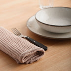 Pack 2 servilletas Waffle Pink 45x45 cm