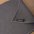 Pack 2 servilletas Waffle Titanium 45x45 cm