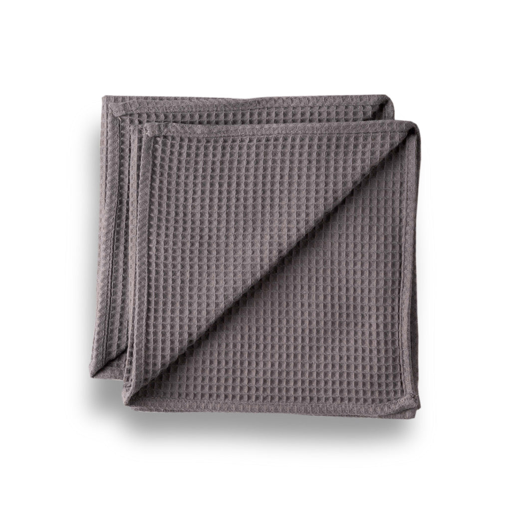 Pack 2 servilletas Waffle Titanium 45x45 cm