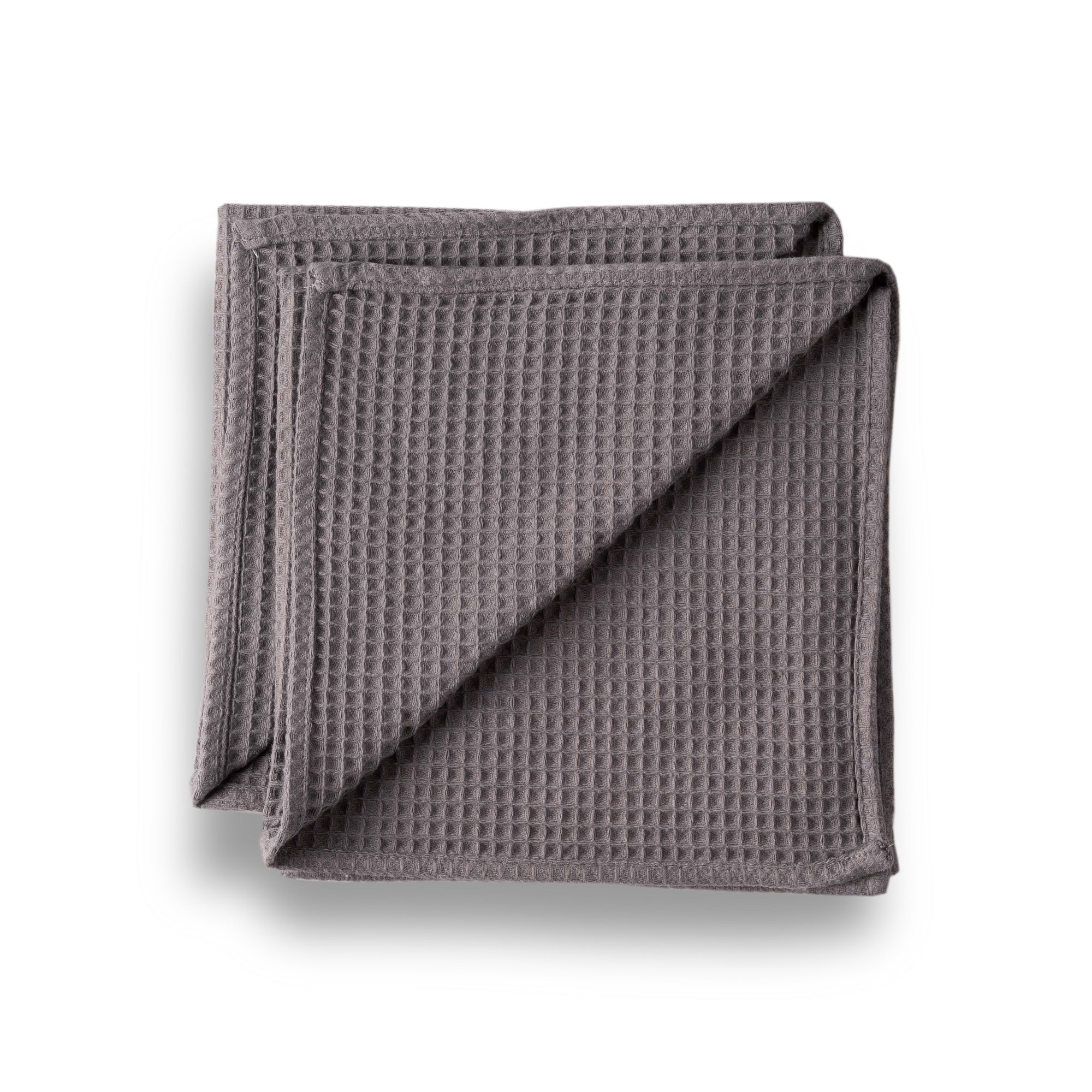 Pack 2 servilletas Waffle Titanium 45x45 cm