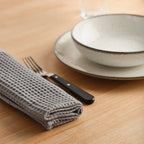 Pack 2 servilletas Waffle Ultimate Grey 45x45 cm