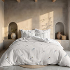Duvet cover with Skier clicks