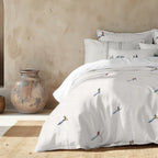 Duvet cover with Skier clicks