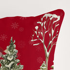 100% cotton Snowman cushion cover A 50x50 cm