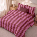Edredón estampado acolchado Summer Stripes 15 tacto suave