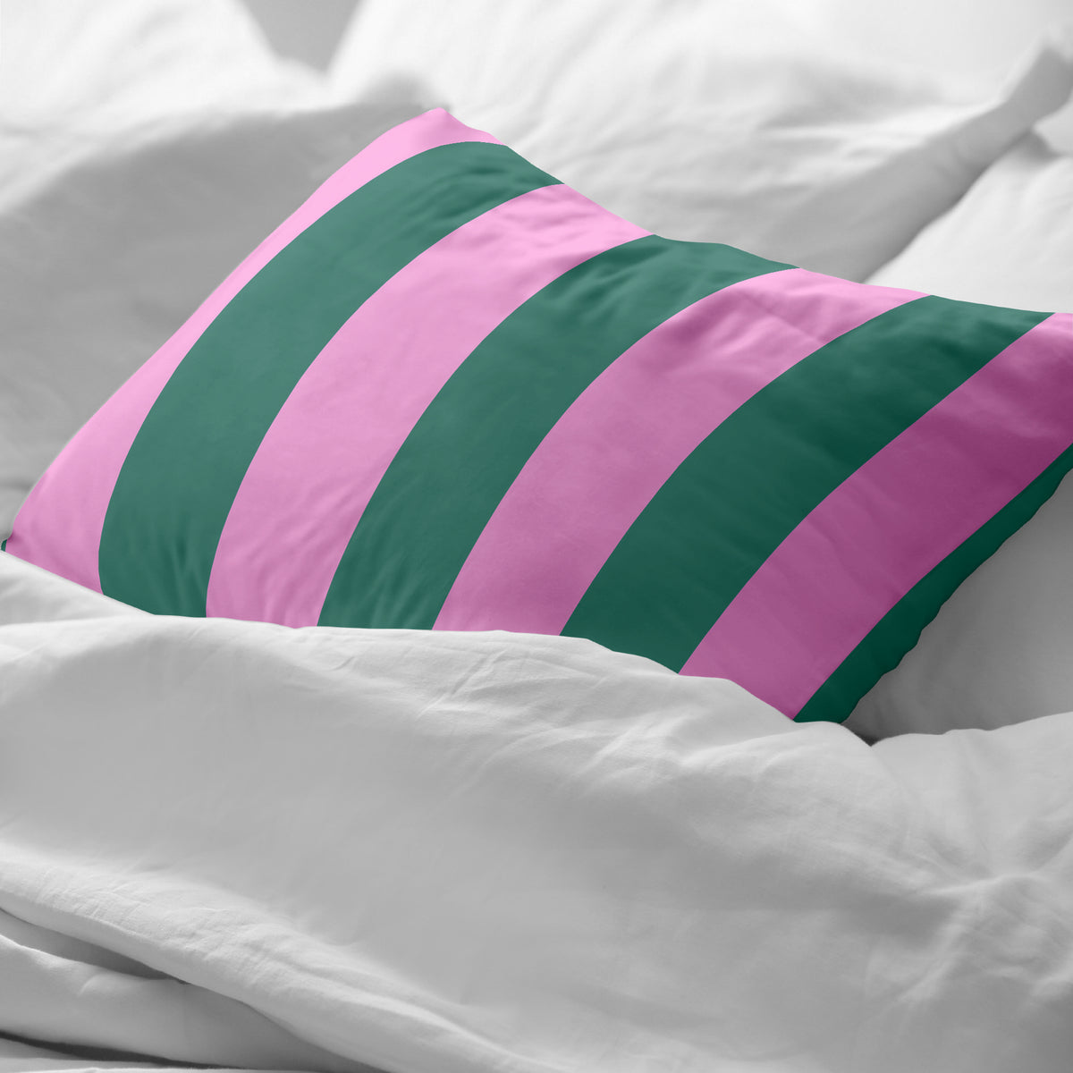 Funda de almohada Summer Stripes 5 tacto suave