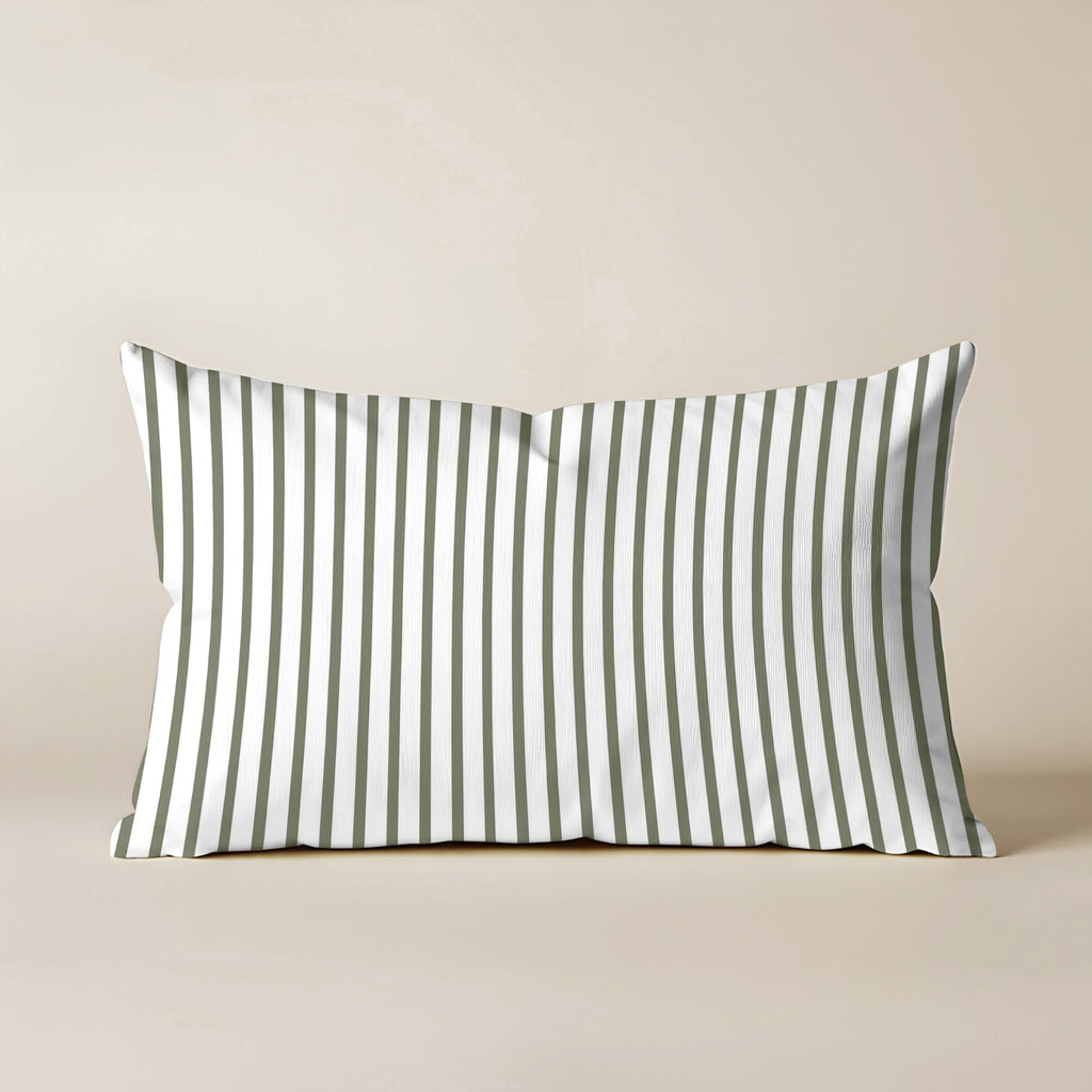 Funda de cojín 100% algodón 30x50 cm Tabarca Verde