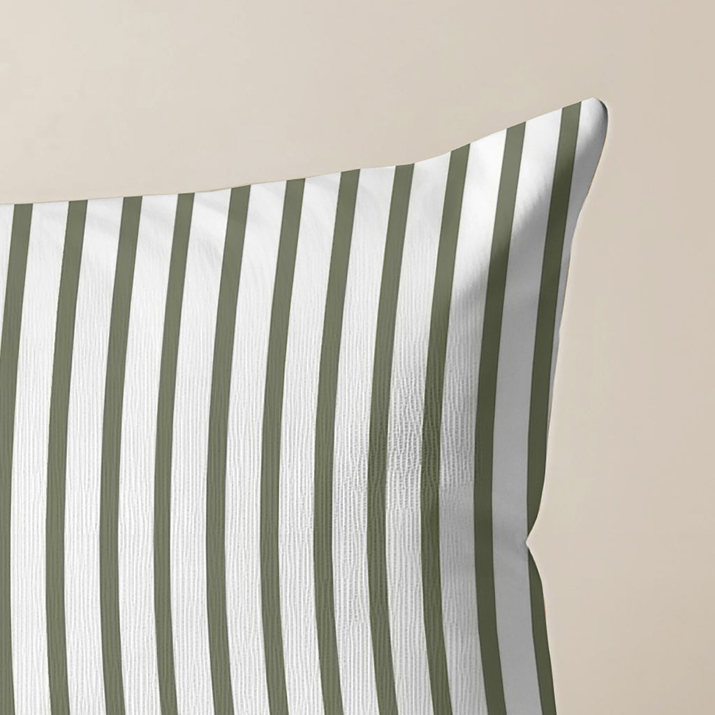 Funda de cojín 100% algodón 30x50 cm Tabarca Verde