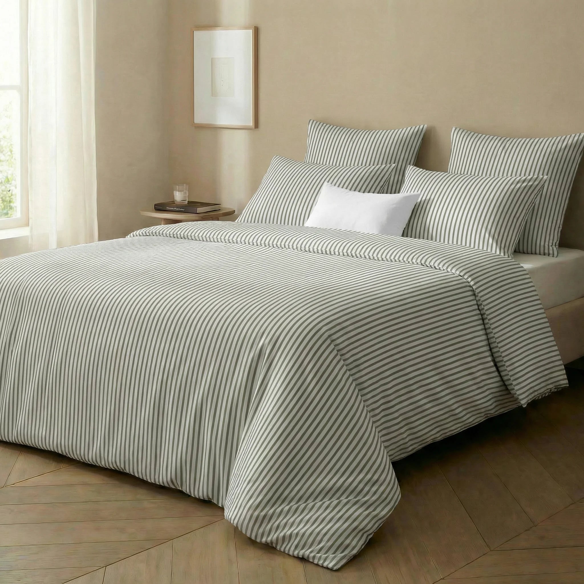 Funda nórdica Tabarca Verde percal 200 hilos