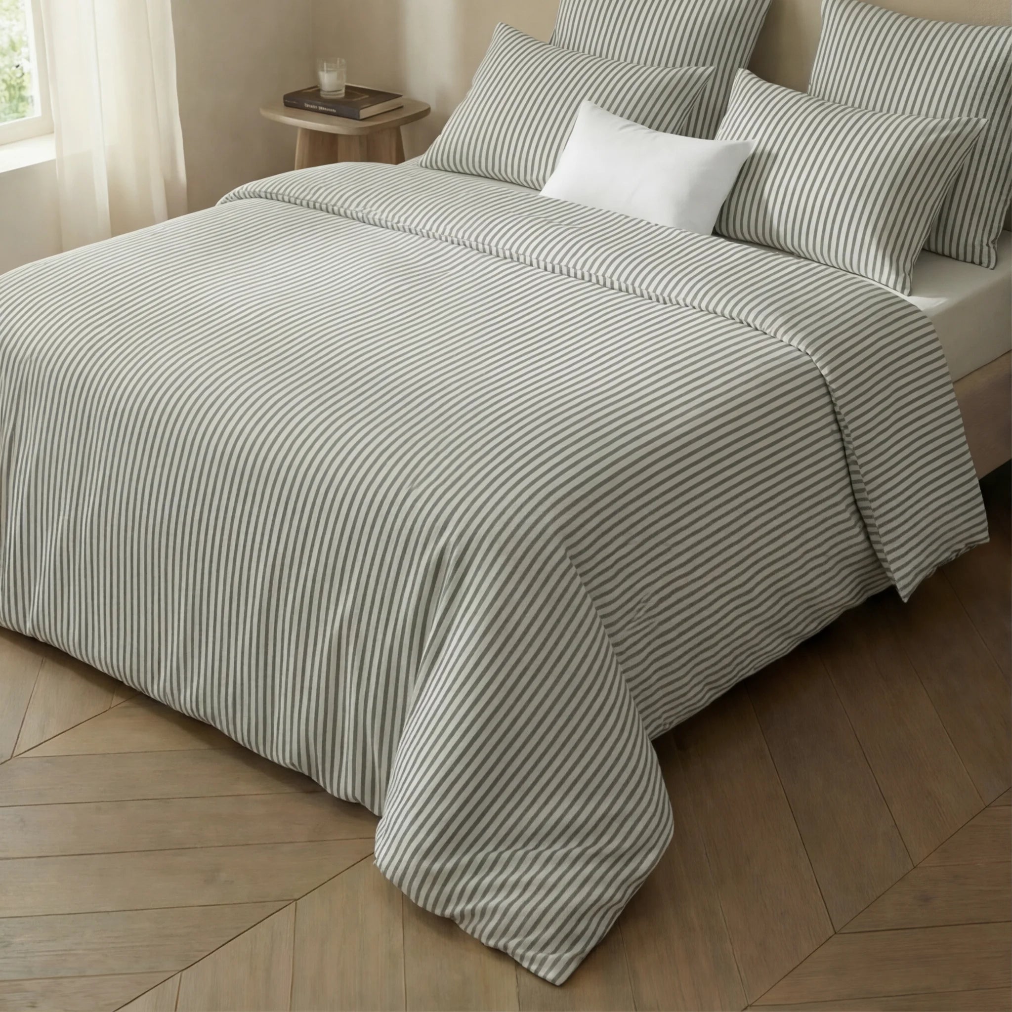 Funda nórdica Tabarca Verde percal 200 hilos