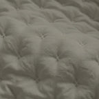 Plain quilted Taupe bedspread with a soft feel