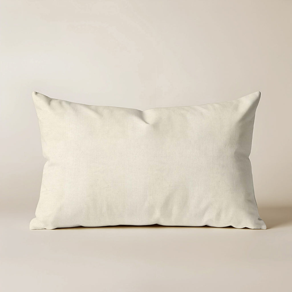 Funda de cojín 100% algodón 30x50 cm Natural