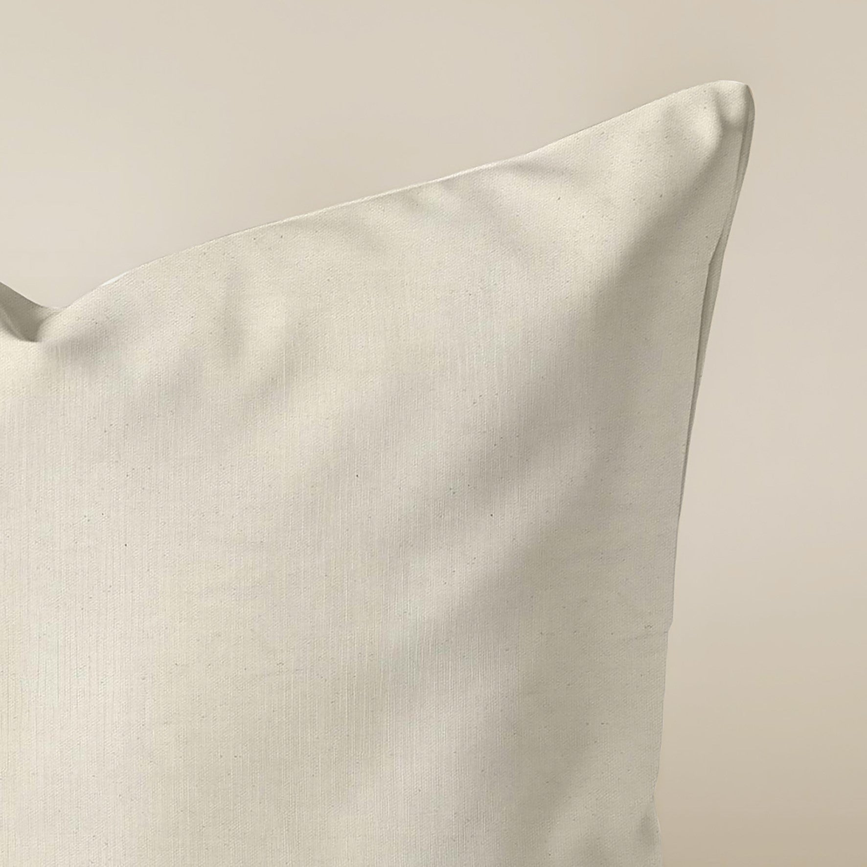 100% cotton cushion cover 50x50 cm Natural