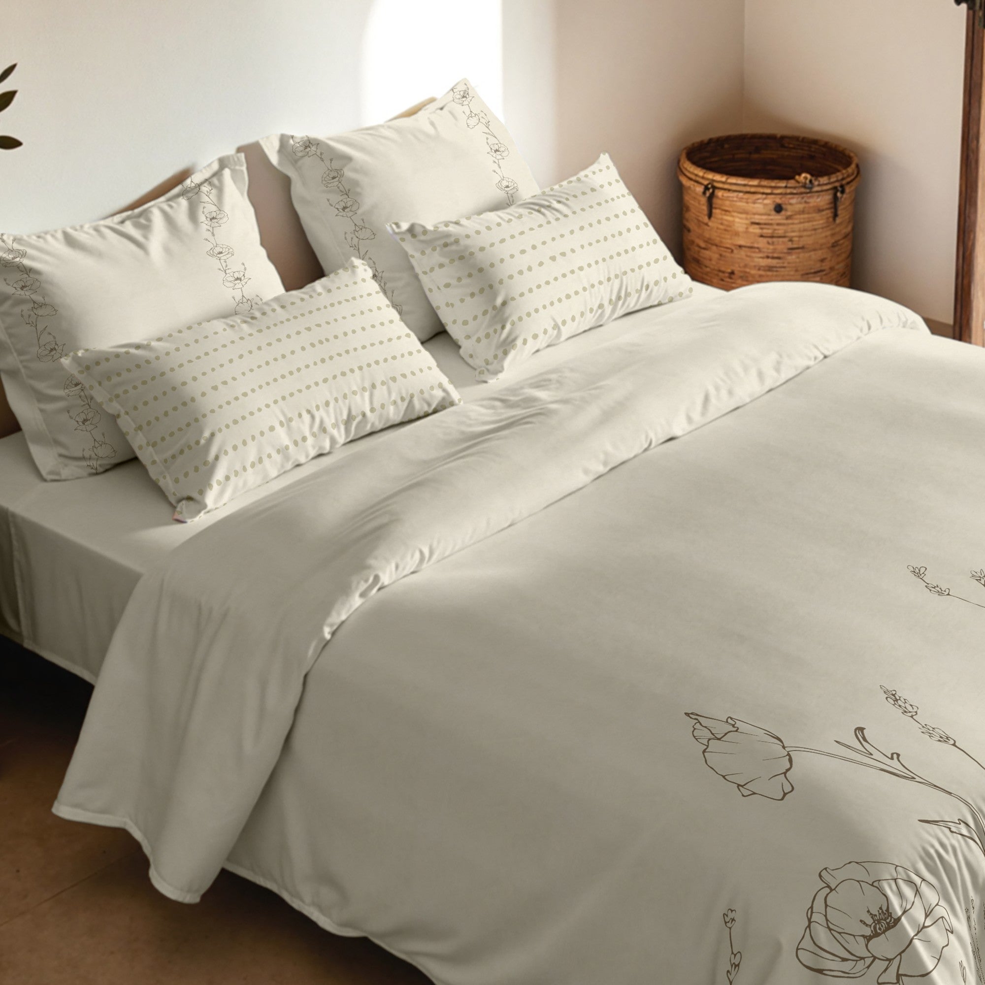 Tivissa 300 thread poplin duvet cover