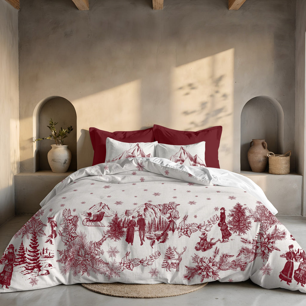 Duvet cover with Toile clicks