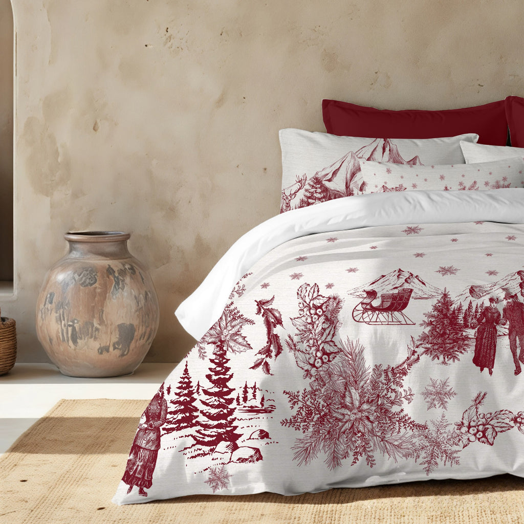 Duvet cover with Toile clicks