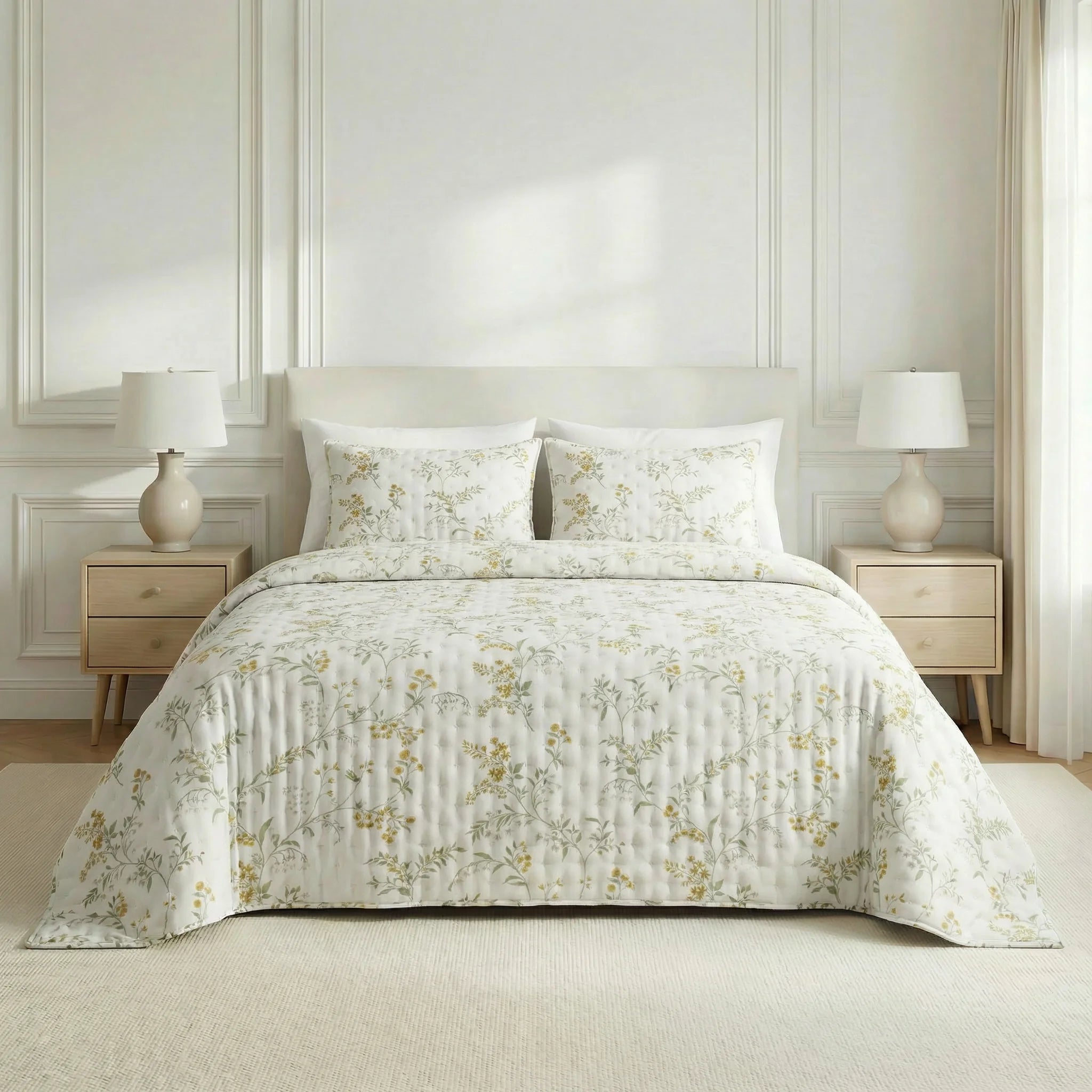 Couvre-lit imprimé Tortosa au toucher doux