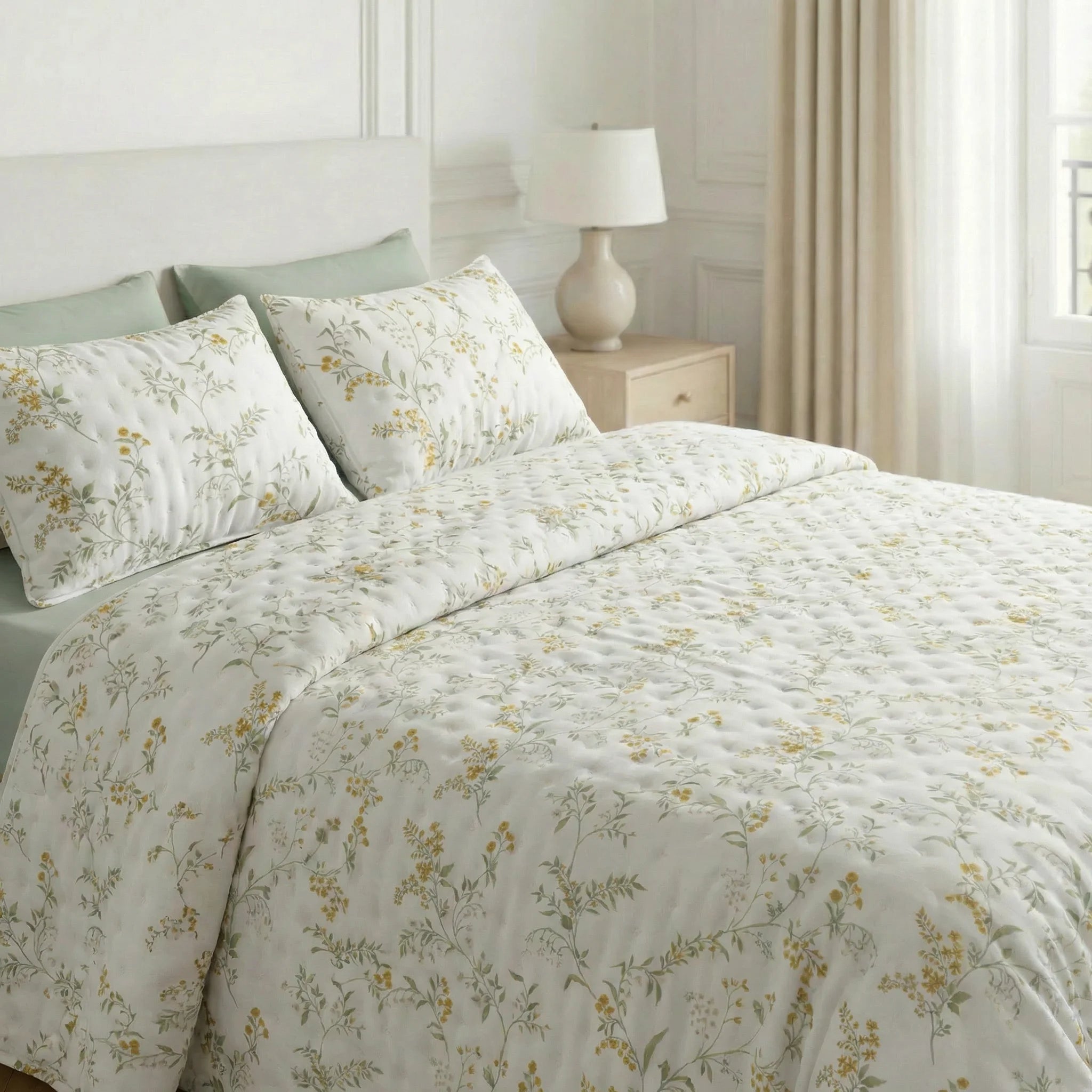 Couvre-lit imprimé Tortosa au toucher doux