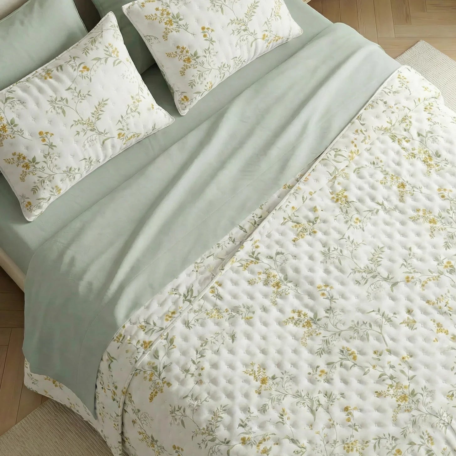 Couvre-lit imprimé Tortosa au toucher doux