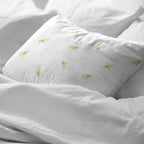 Taie d'oreiller en percale, 200 fils au pouce carré