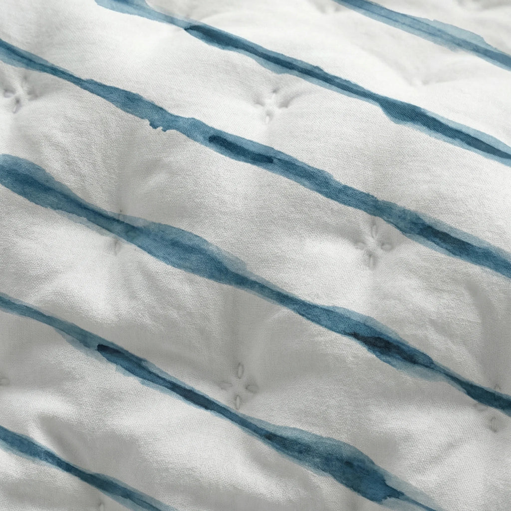 Couverture matelassée Vera imprimée bouti douce au toucher