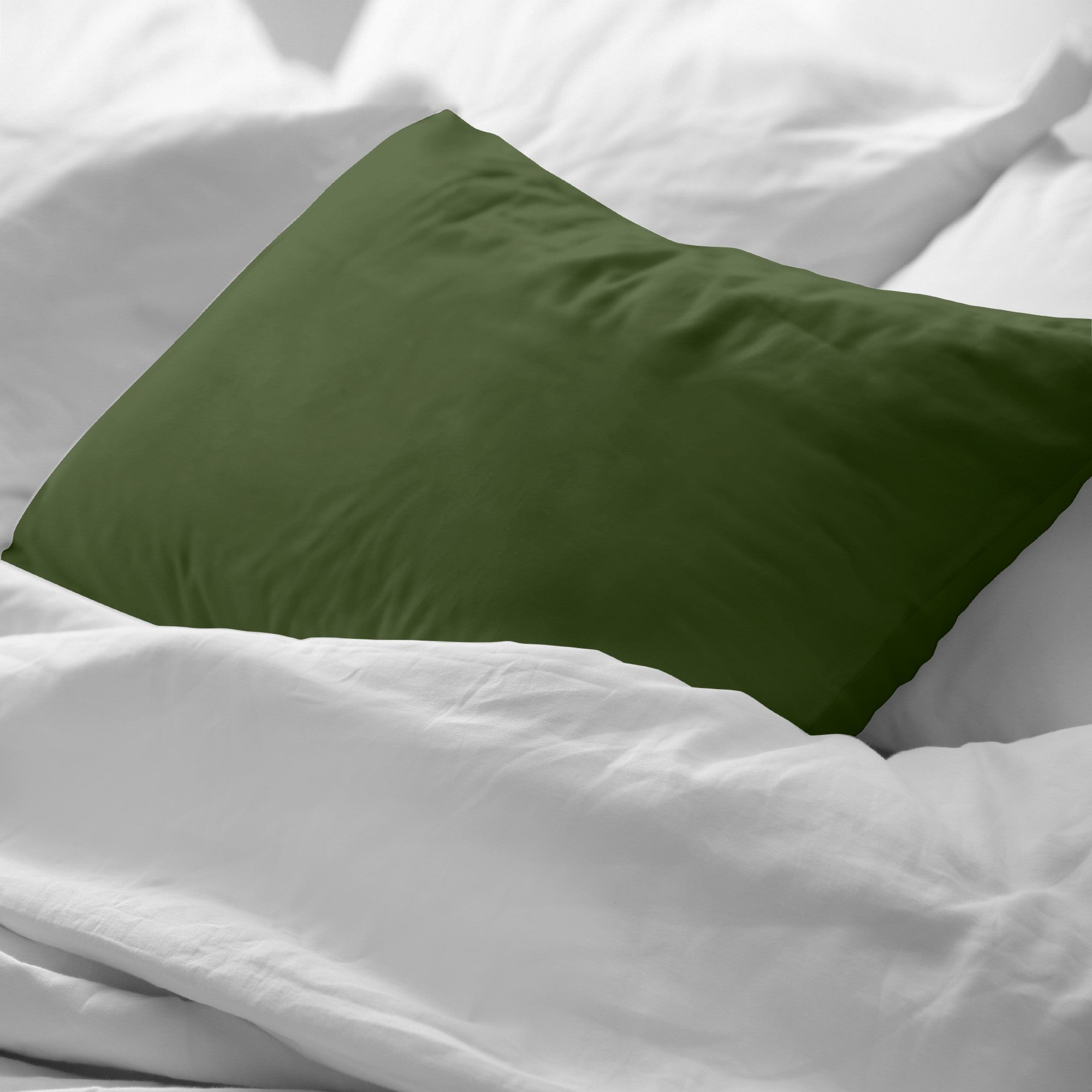 Plain Green Pillowcase