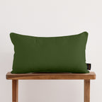 100% cotton cushion cover, plain green, 30x50 cm