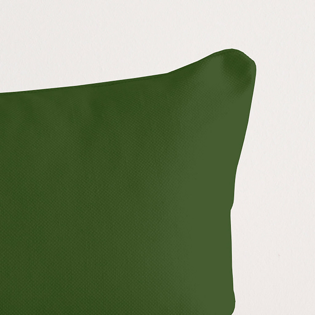 100% cotton cushion cover, plain green, 30x50 cm