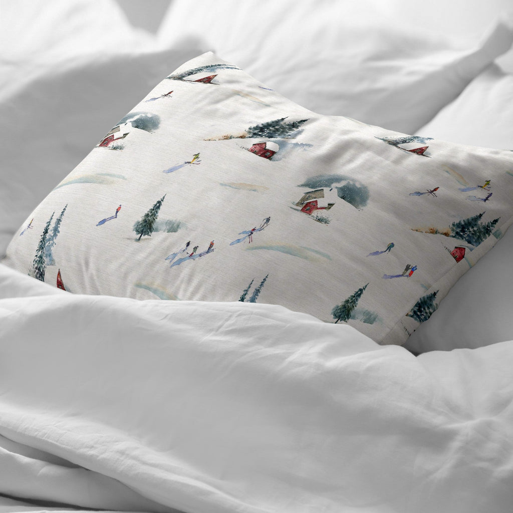 Winter Ski Pillowcase