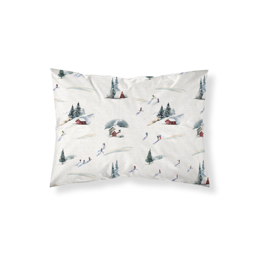 Winter Ski Pillowcase