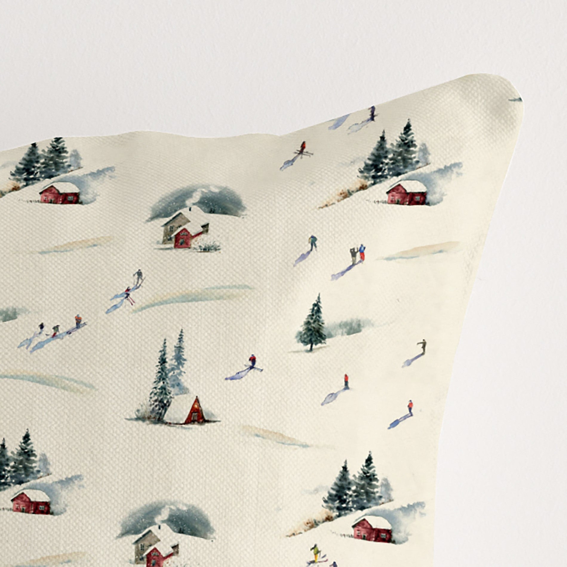 100% cotton Winter Ski cushion cover 1225 50x50 cm