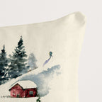 100% cotton Winter Ski cushion cover 1225 30x50 cm
