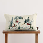 100% cotton Winter Ski cushion cover 1225 30x50 cm