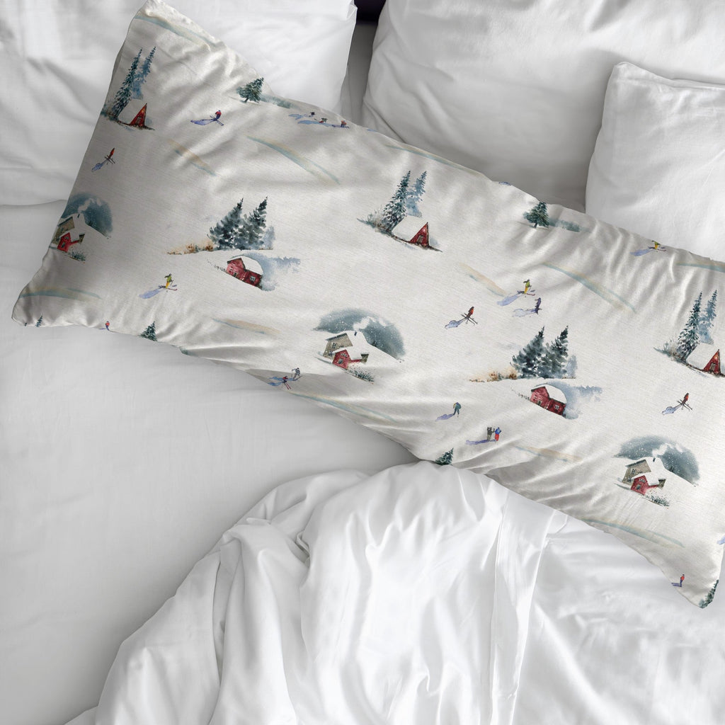 Winter Ski Pillowcase