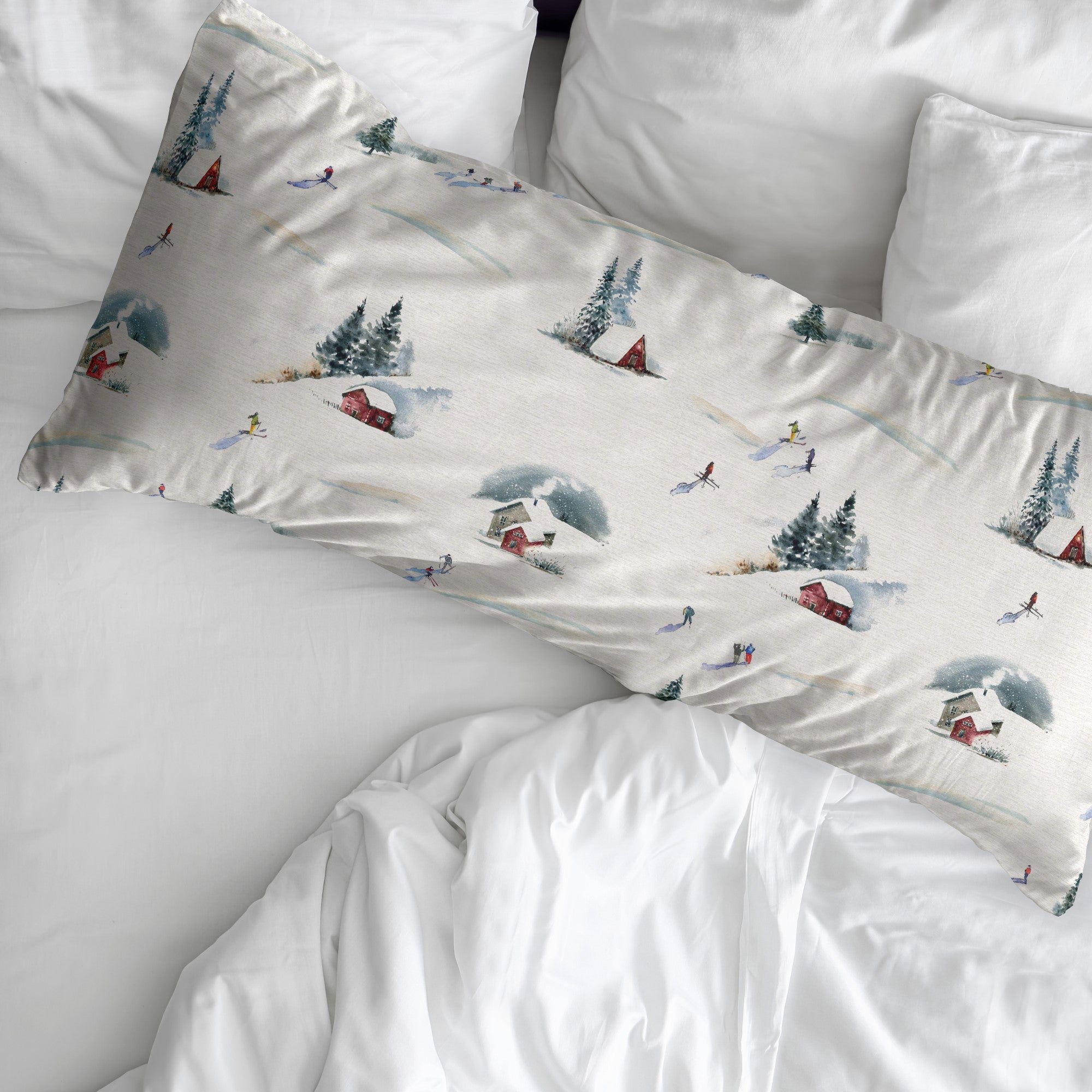 Winter Ski Pillowcase