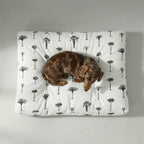 Xativa thick, padded pet bed with stain-resistant finish