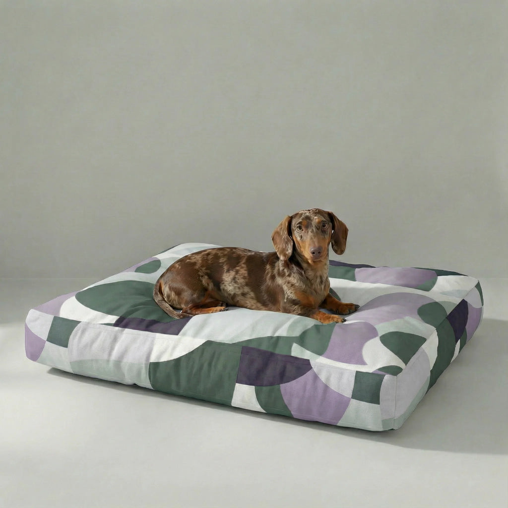 Cama para mascota gruesa y acolchada con acabado antimanchas York Lila