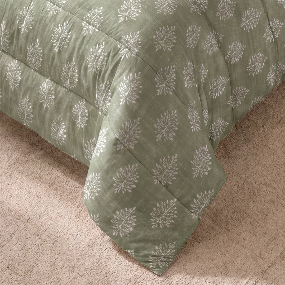 Edredón estampado acolchado Zoyel tacto suave