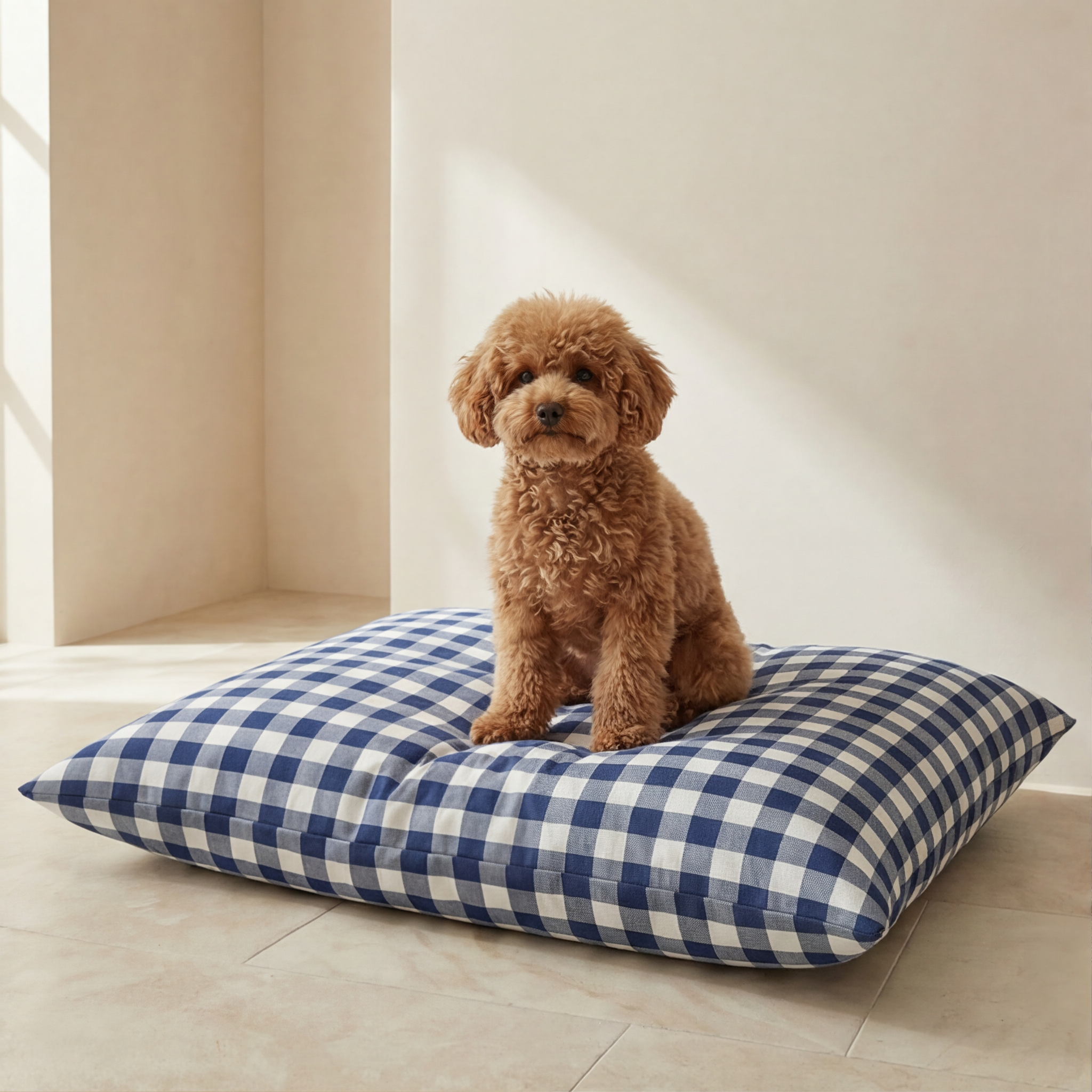 Stain-resistant removable pet bed Calafat Marino