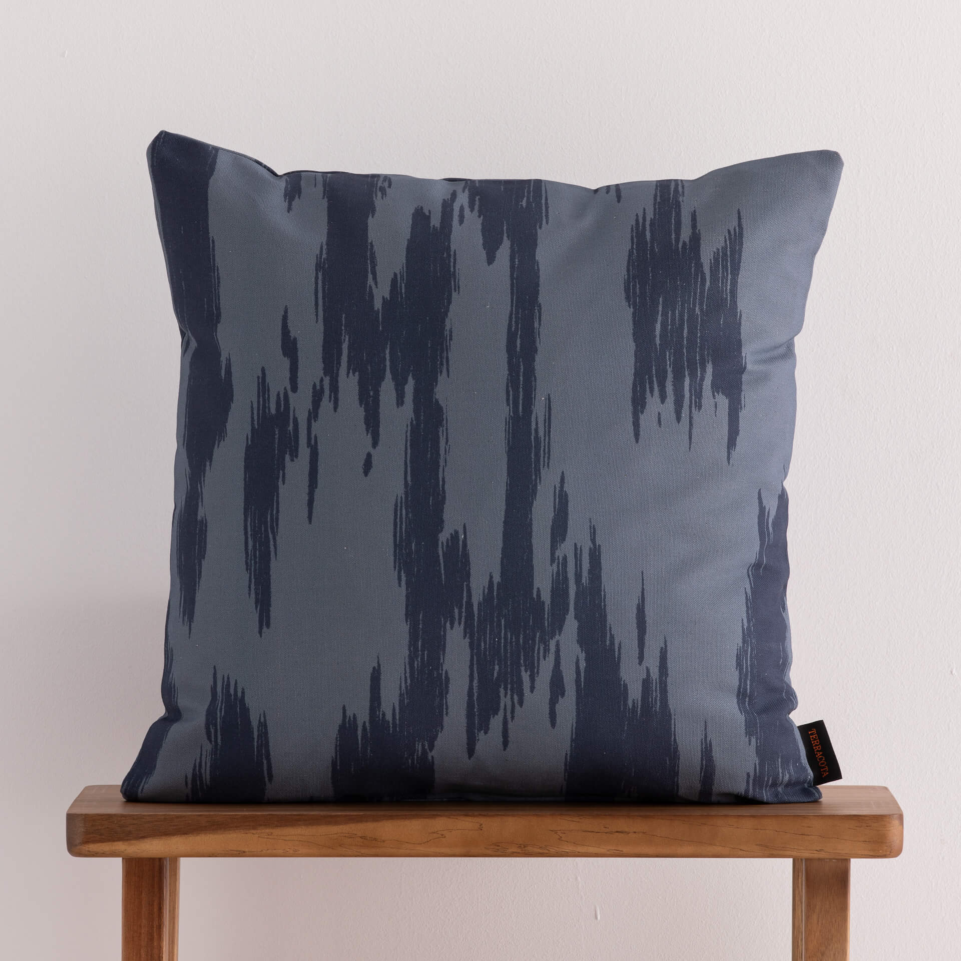 Funda de cojín 100% algodón 50x50 cm Mahón Azul Marino A 0